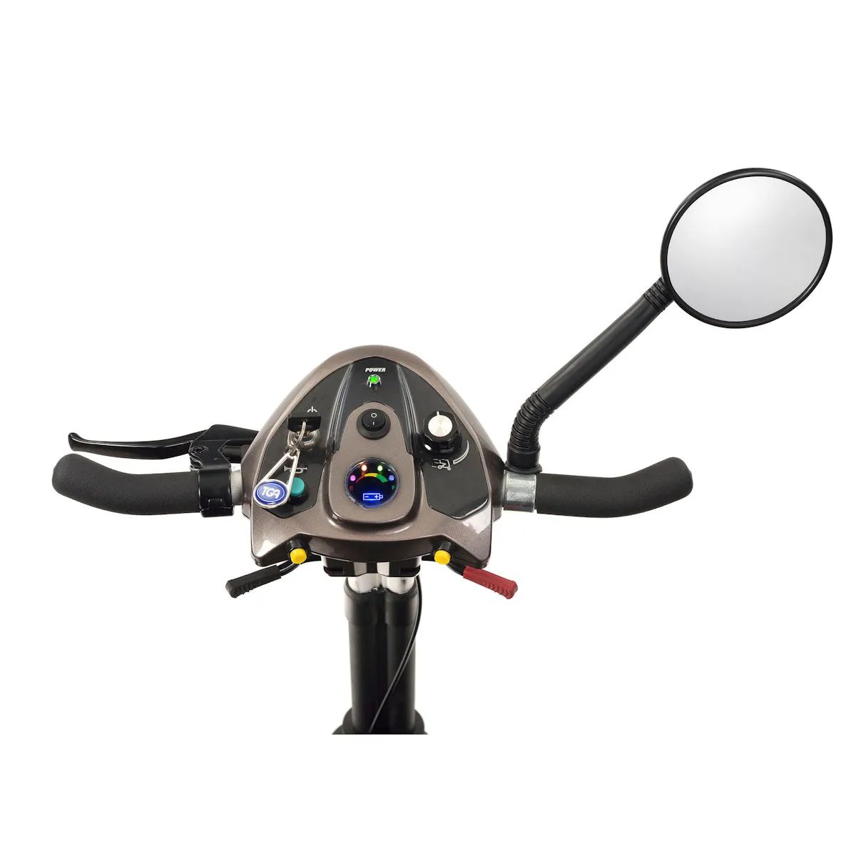 TGA Maximo Plus Mobility Scooter Tiller View